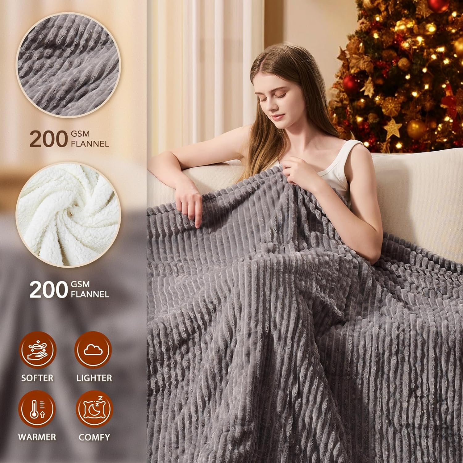 Homemate Heated Blanket Electric Throw The Ultimate Winter Companion